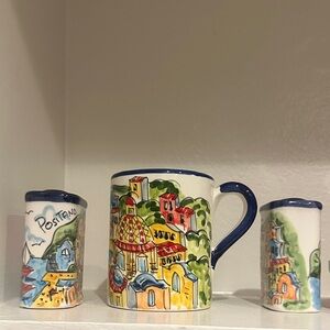 Mug & Salt and Pepper Shaker Set